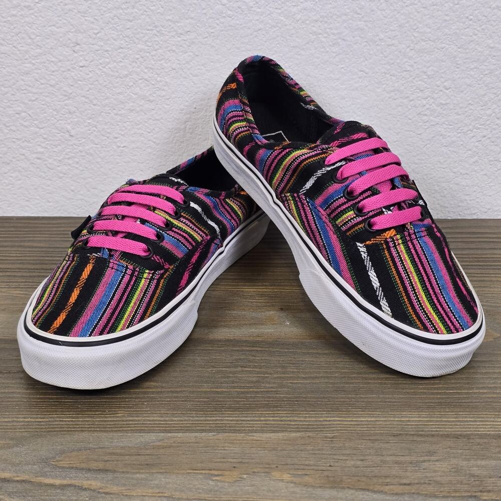Vans Authentic Guate Stripe Sneaker Men's 7 Women's 8.5 Mulitcolor Shoes